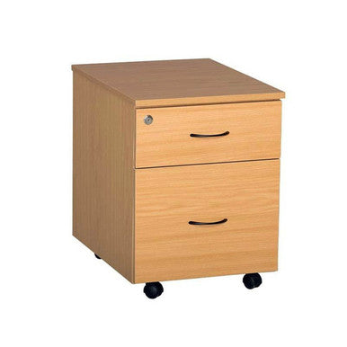 Mobile Pedestal with One Drawer and Deep Filer