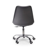 Modern Office / Typist Roller Chair with 5-star Nylon Base – Grey