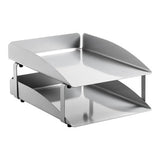 Modern Steel Two - Tier Letter Tray