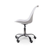 Modern White Typist Office Chair