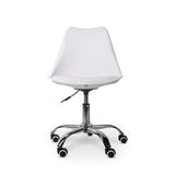 Modern White Typist Office Chair