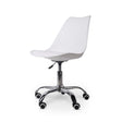 Modern White Typist Office Chair
