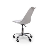 Modern White Typist Office Chair