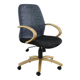 Morant Wooden Medium-Back Office Chair