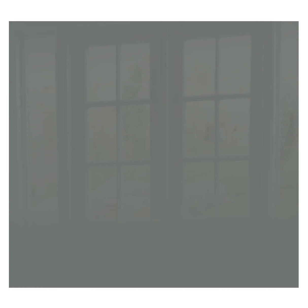 Decorative Glass Wall Tile (598 X 650 X 6mm) Mouse Grey