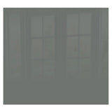 Decorative Glass Wall Tile (598 x 650 X 6mm) Mouse Grey