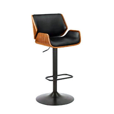 Nelia Polywood Adjustable Seat Height Footrest Bar Stool - Additional View 6