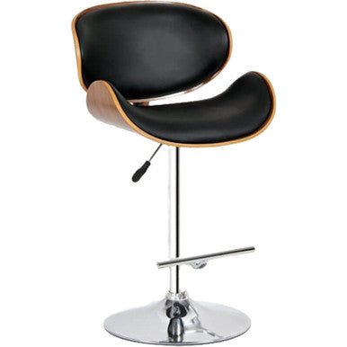 Nelly Polywood Adjustable Seat Height Footrest Bar Stool