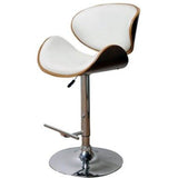 Nelly Polywood Adjustable Seat Height Footrest Bar Stool