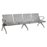 New Chrome Deluxe Four-seater Airport Bench