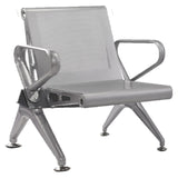 New Chrome Deluxe One - Seater Airport Bench