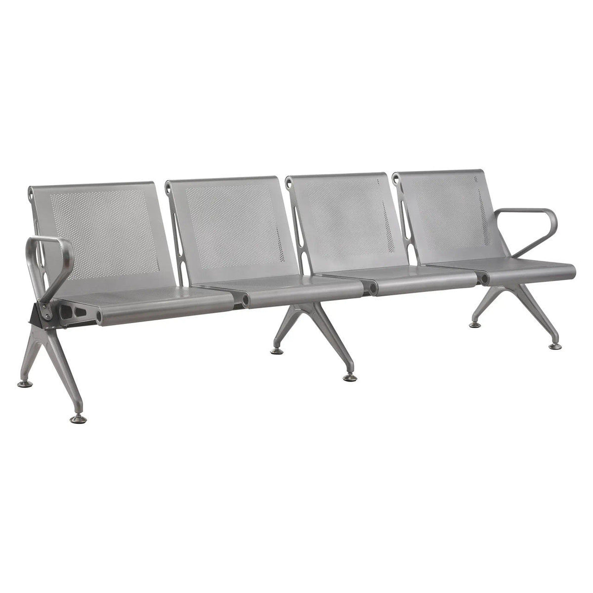 New Chrome Deluxe Four – Seater Airport Bench