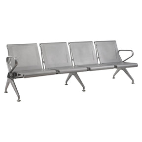 New Chrome Deluxe Four – Seater Airport Bench