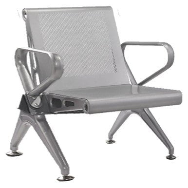 New Chrome Deluxe One – Seater Airport Bench