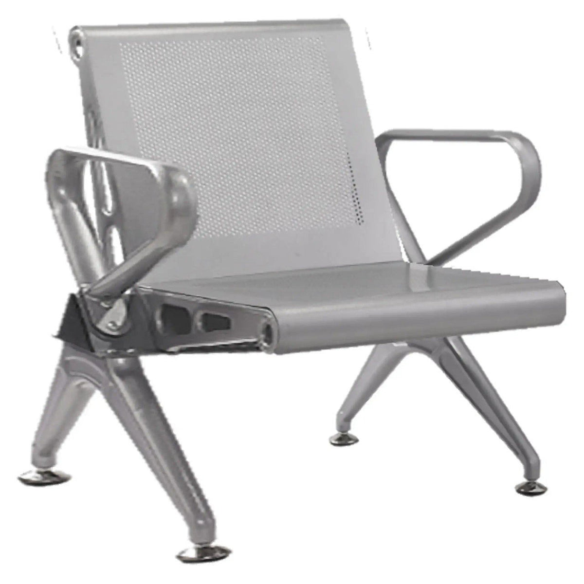 New Chrome Deluxe One – Seater Airport Bench