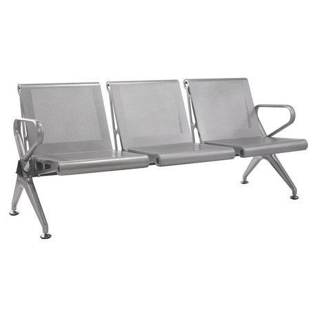 New Chrome Deluxe Three – Seater Airport Bench