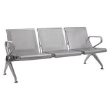 New Chrome Deluxe Three – Seater Airport Bench