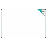 Non-Magnetic Whiteboard (1500 x 1200 mm) BD1260, Clean and Spacious White Surface with Aluminium Framing for Classroom or Office Use