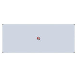 Non-Reflective Magnetic Board 3000 x 1200 mm, Top View of a Large, Plain, Non-Reflective Magnetic Board with a Small Magnetic Marker in the Centre.