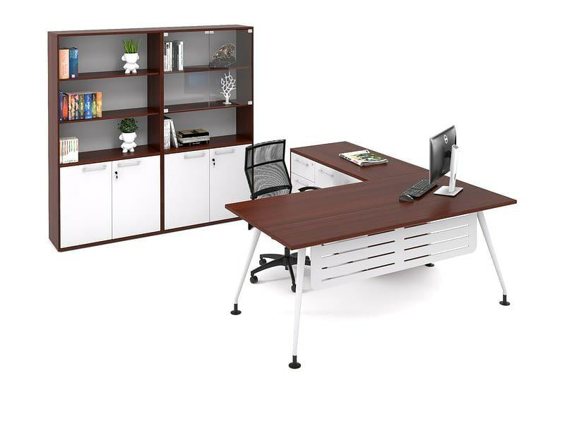 Nordic Executive Desk in Veneer Wood