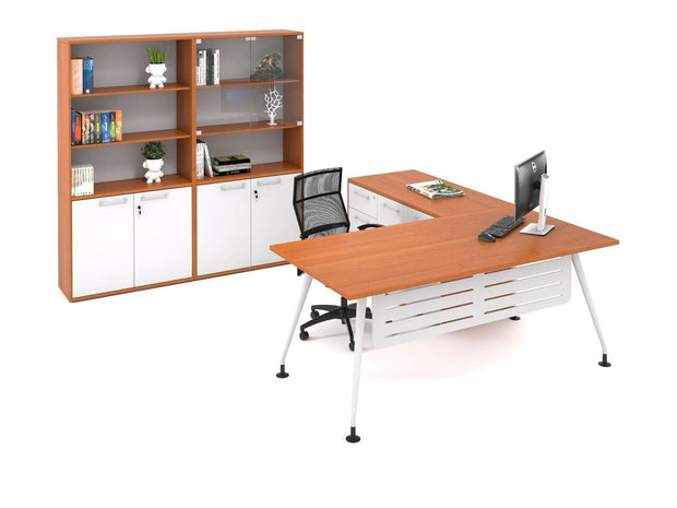 Nordic Executive Desk in Veneer Wood