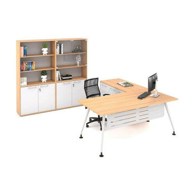 Nordic Executive Desk in Veneer Wood