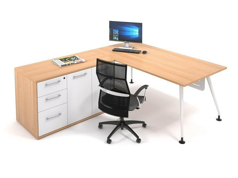 Nordic Executive Desk in Veneer Wood