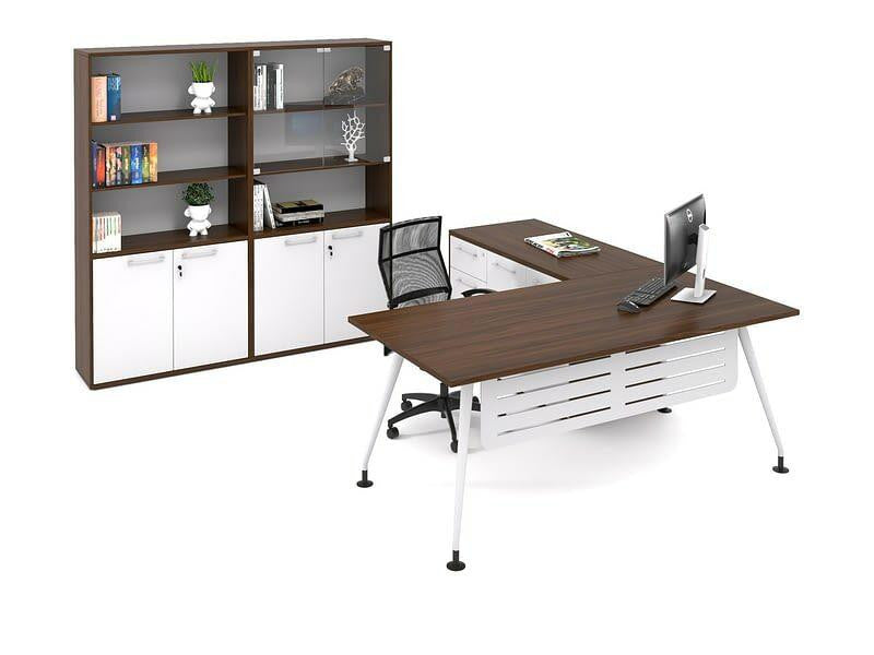 Nordic Executive Desk in Veneer Wood