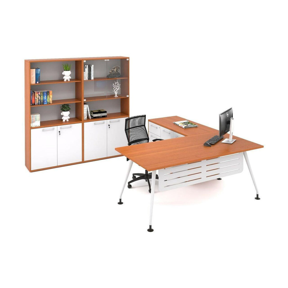 Nordic Executive Desk in Veneer Wood