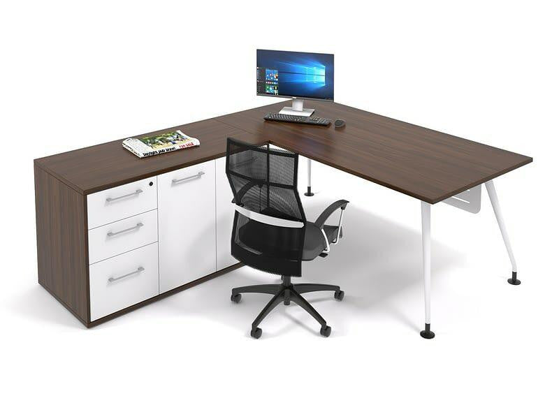 Nordic Executive Desk in Veneer Wood