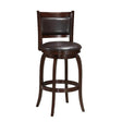 Of Swivel Bar Stool Cappuccino Brown Bar Stool