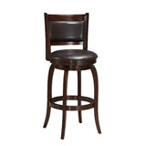 Of Swivel Bar Stool Cappuccino Brown Bar Stool - Additional View 2