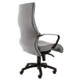 Grey Ombra High-back Office Chair by 67, a Premium Office Chair with Black Frame and Wheels, Featuring Ergonomic Design and High Backrest, Showcasing Comfort and Durability, Ideal for Professional Workspace.