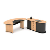 Orbit Executive Desk in Veneer Wood