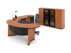 Orbit Executive Desk in Veneer Wood