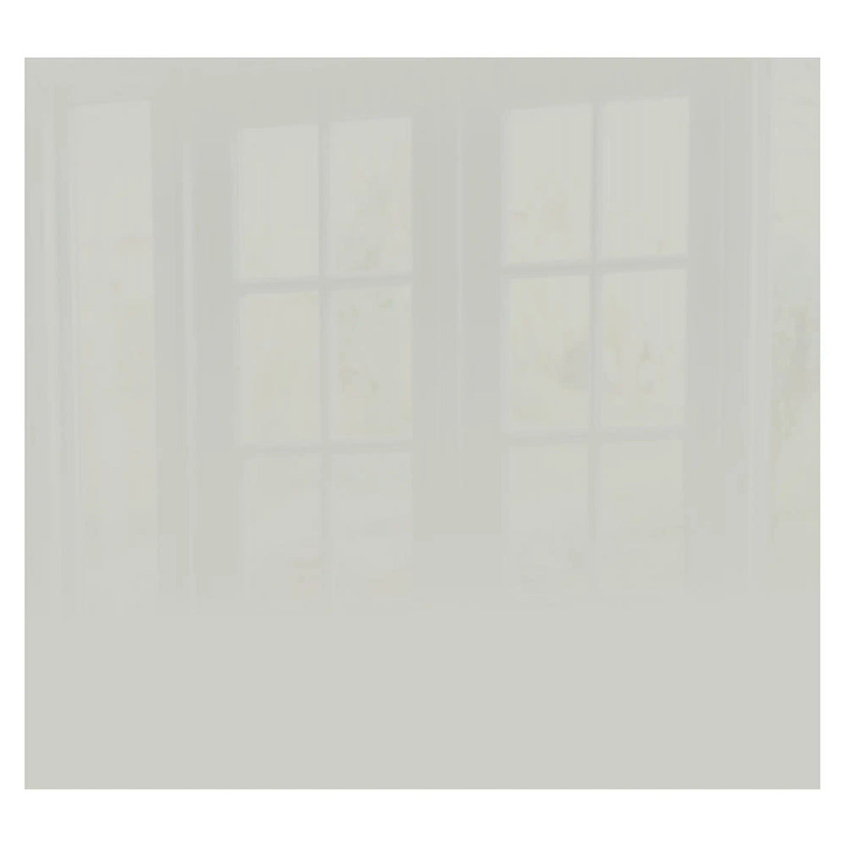 Decorative Glass Wall Tile (598 X 650 X 6mm) Papyrus White