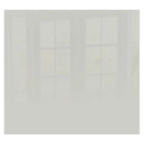 Decorative Glass Wall Tile (598 X 650 X 6mm) Papyrus White