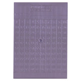 Parrot Abacus 100 Beads, Purple Educational Counting Tool with 100 Beads and Numbered Grid for Early Math Learning.
