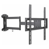 Parrot Economy Full Motion TV Wall Mount Bracket AL0131, Black Adjustable Wall Mount Bracket for Flat Screen TVs with Tilting and Swiveling Features.
