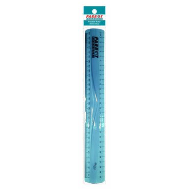 Parrot Flexible Ruler 30cm Blue