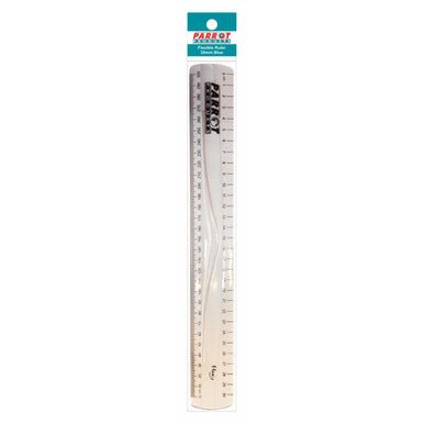 Parrot Flexible Ruler 30cm Clear