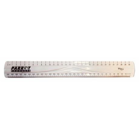 Parrot Flexible Ruler 30cm Clear