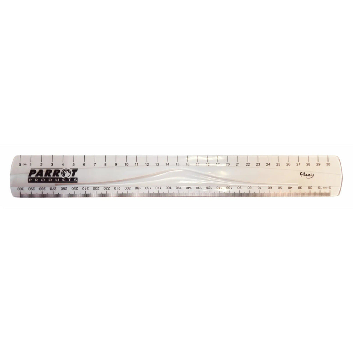 Parrot Flexible Ruler 30cm Clear