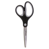 Parrot Scissors 18 cm - Grey, a Pair of Scissors with Black and Grey Ergonomic Handles and Stainless Steel Blades for Precision Cutting.