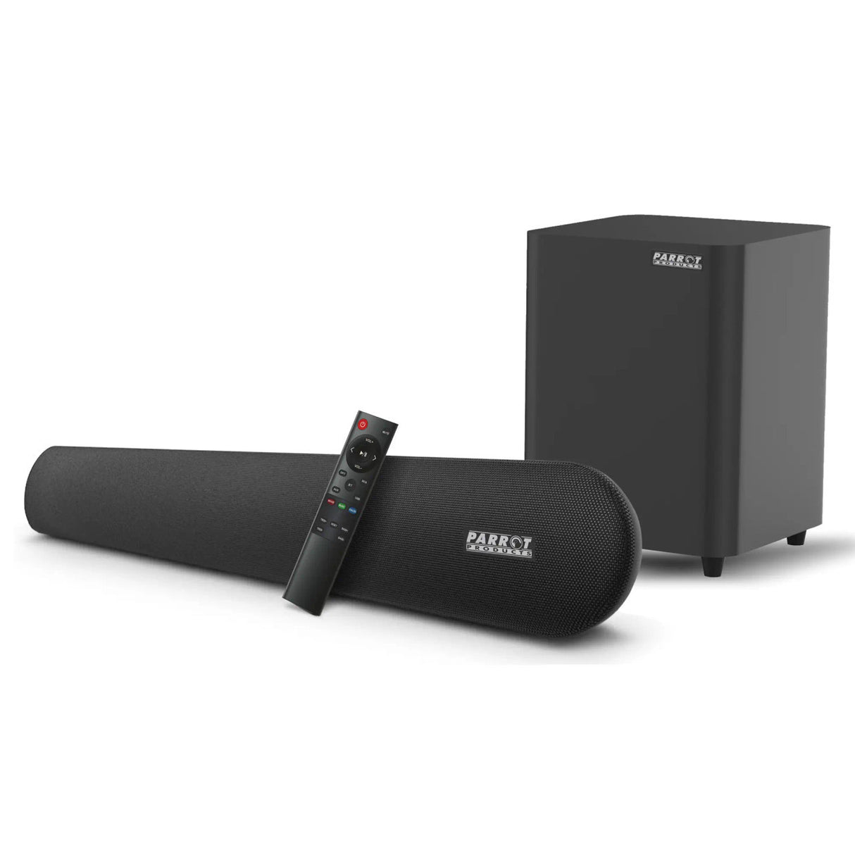 Parrot Speaker Sound Bar + 5.25 Inch Wireless Sub Incl Wall Bracket