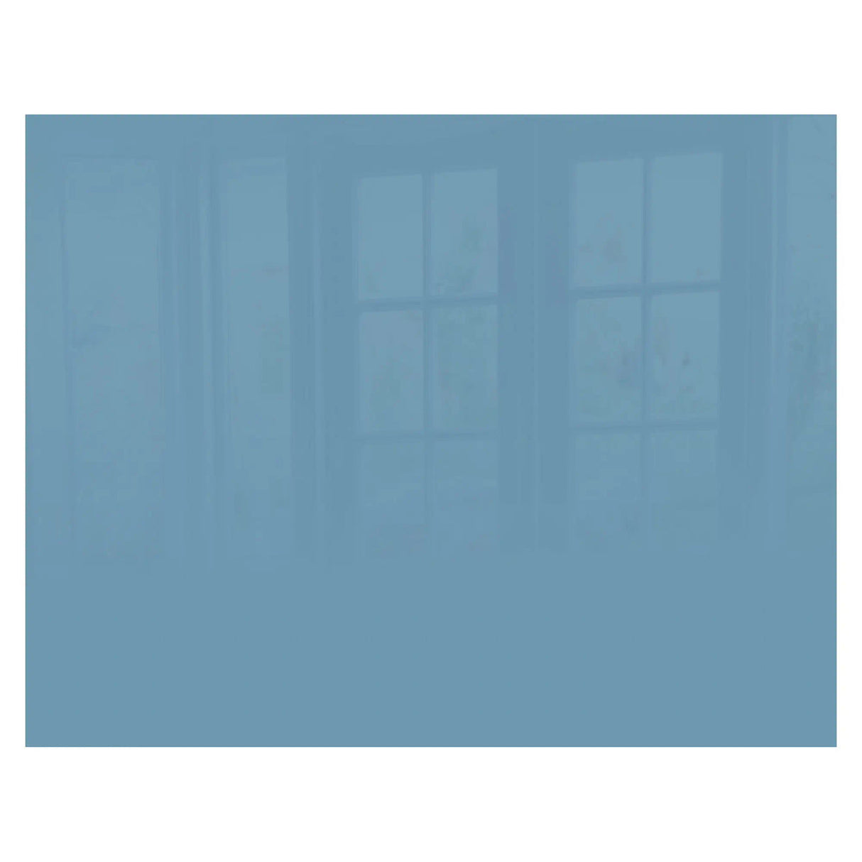 Decorative Glass Wall Tile (898 X 700 X 6mm) Pastel Blue