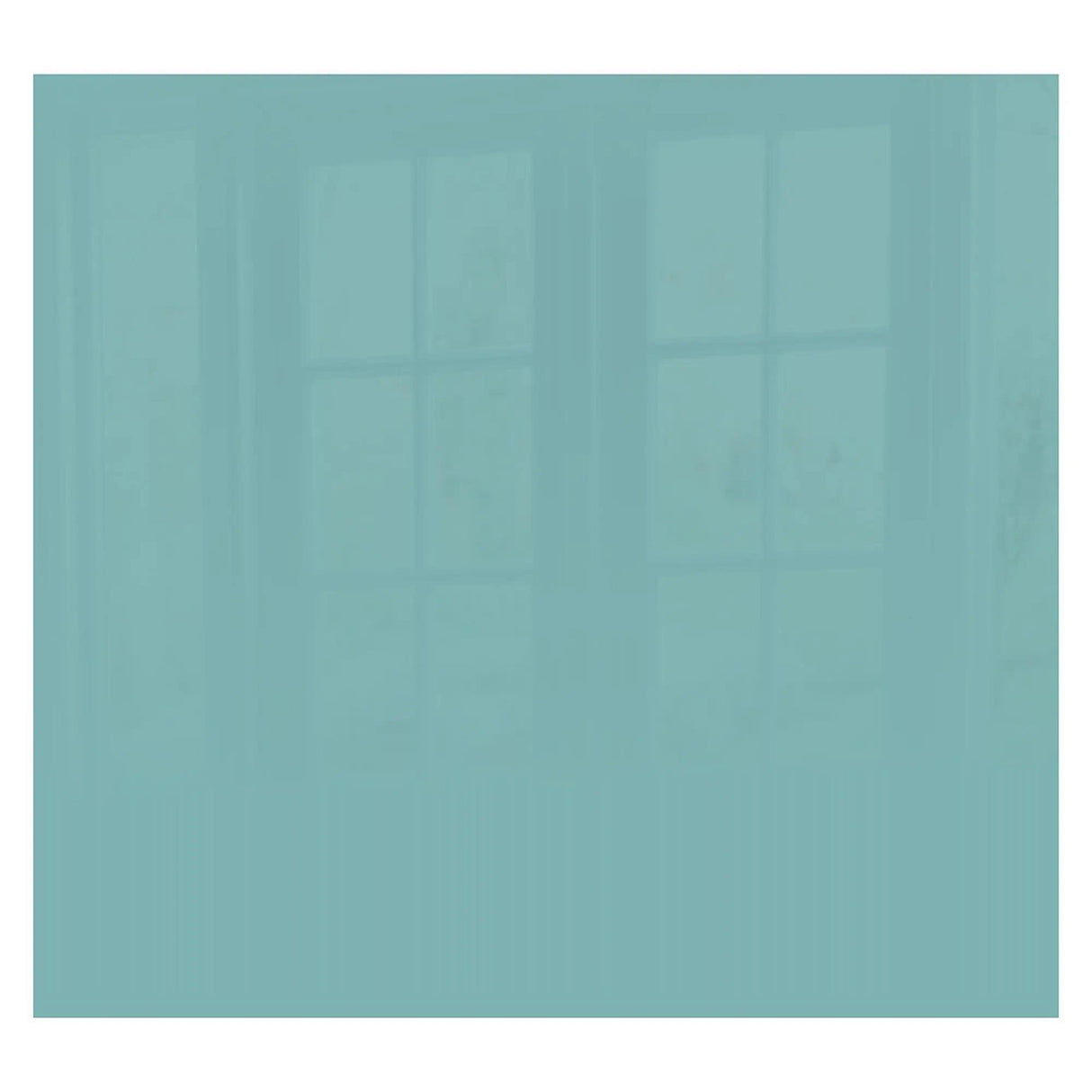 Decorative Glass Wall Tile (598 X 650 X 6mm) Pastel Turquoise