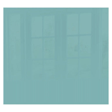 Decorative Glass Wall Tile (598 x 650 X 6mm) Pastel Turquoise