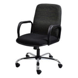 Paula Loop Arm Medium-Back Office Chair