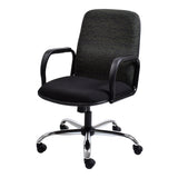 Paula Loop Arm Medium-Back Office Chair